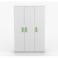 Šatní skříň SMYK 120 - bílá (více variant)