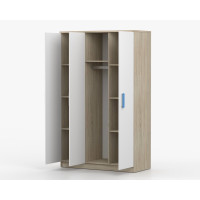 Šatní skříň SMYK 120 - dub sonoma/bílá (více variant)