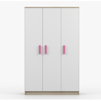 Šatní skříň SMYK 120 - dub sonoma/bílá (více variant)