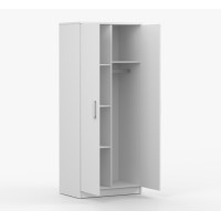 Šatní skříň SMYK 80 - bílá (více variant)