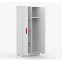 Šatní skříň SMYK 80 - bílá (více variant)