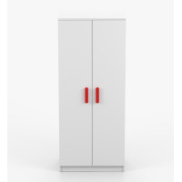 Šatní skříň SMYK 80 - bílá (více variant)