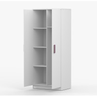 Šatní skříň SMYK 80 - bílá (více variant)