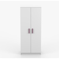 Šatní skříň SMYK 80 - bílá (více variant)