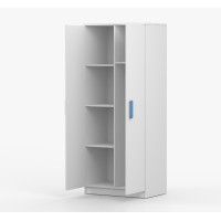 Šatní skříň SMYK 80 - bílá (více variant)