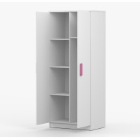 Šatní skříň SMYK 80 - bílá (více variant)