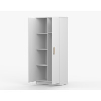 Šatní skříň SMYK 80 - bílá (více variant)