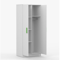 Šatní skříň SMYK 80 - bílá (více variant)