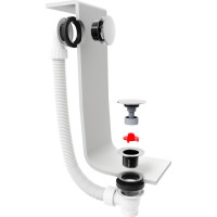 Polysan Vanová souprava bez napouštění, click-clack, délka 1200mm, zátka 72mm, měď mat 71858.70