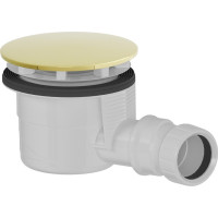 Polysan Vaničkový sifon, průměr 90mm, DN40, krytka zlato 17911G