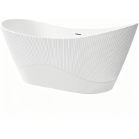 Volně stojící akrylátová vana Rea ATENA 170x73 cm - bílá