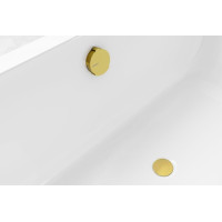 Polysan Vanová souprava s napouštěním, bovden, délka 1200mm, zátka 72mm, zlato 71857.90