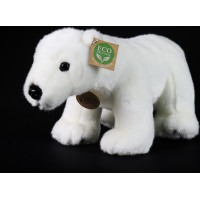 Rappa Plyšový medvěd lední stojící 30 cm ECO-FRIENDLY