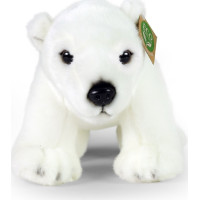 Rappa Plyšový medvěd lední stojící 30 cm ECO-FRIENDLY