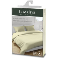 Bavlněné povlečení FASHION jednobarevné - béžové - 160x200 cm