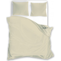 Bavlněné povlečení FASHION jednobarevné - béžové - 160x200 cm