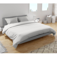 Bavlněné povlečení FASHION jednobarevné - bílé - 160x200 cm