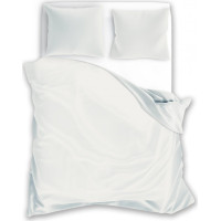 Bavlněné povlečení FASHION jednobarevné - bílé - 160x200 cm
