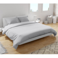Bavlněné povlečení FASHION jednobarevné - šedé - 220x200 cm