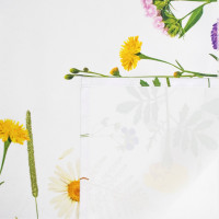 Velikonoční ubrus BLOOM Květiny - 130x180 cm - bílý