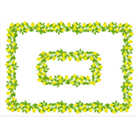 Dekorační ubrus LIMONE Citrony - 130x180 cm - bílý