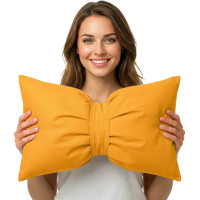 Dekorační polštář GLAM 30x50 cm - žlutý