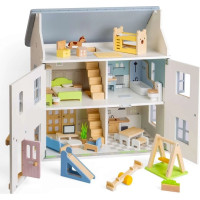 Bigjigs Toys Dřevěný nábytek do domečku pro panenky Koupelna
