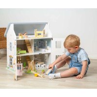 Bigjigs Toys Dřevěný nábytek do domečku pro panenky Koupelna