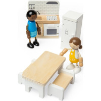 Bigjigs Toys Dřevěný nábytek do domečku pro panenky Kuchyň
