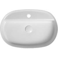 Isvea INFINITY OVAL keramické umyvadlo na desku, 60x40cm, terrazzo 10NF65060-2L-TRZ