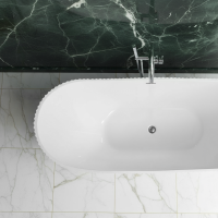 Volně stojící akrylátová vana Rea ATENA 170x73 cm - bílá