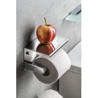 Sapho Držák toaletního papíru s poličkou, chrom UN1197C