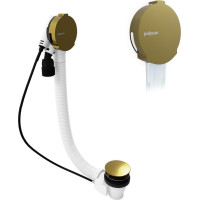 Polysan Vanová souprava s napouštěním, bovden, délka 1000mm, zátka 72mm, zlato mat 71855.91