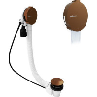 Polysan Vanová souprava s napouštěním, bovden, délka 1200mm, zátka 72mm, měď mat 71857.70