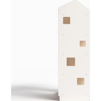 BusyKids Šatní skříň bílá