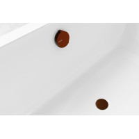 Polysan Vanová souprava s napouštěním, bovden, délka 1200mm, zátka 72mm, měď mat 71857.70