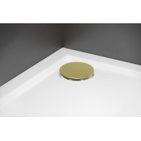 Polysan Vaničkový sifon, průměr 90mm, DN40, krytka zlato 17911G