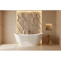 Volně stojící akrylátová vana Rea ATENA 170x73 cm - bílá