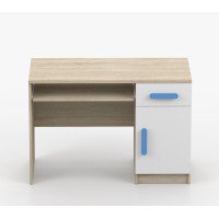Psací stůl SMYK - dub sonoma/bílý (více variant)