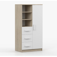 Regál SMYK - dub sonoma/bílý (více variant)