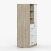 Regál SMYK - dub sonoma/bílý (více variant)