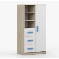 Regál SMYK - dub sonoma/bílý (více variant)