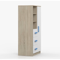 Regál SMYK - dub sonoma/bílý (více variant)