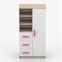 Regál SMYK - dub sonoma/bílý (více variant)