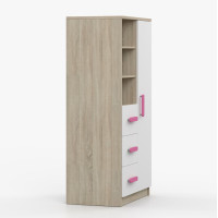 Regál SMYK - dub sonoma/bílý (více variant)