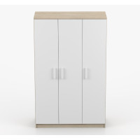 Šatní skříň SMYK 120 - dub sonoma/bílá (více variant)