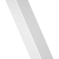 Kovová barová židle FLINT White - bílá/bílý mramor