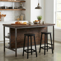 Kovová barová židle FLINT Black - černá