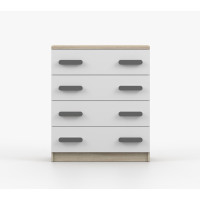 Komoda SMYK - dub sonoma/bílá (více variant)