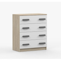 Komoda SMYK - dub sonoma/bílá (více variant)